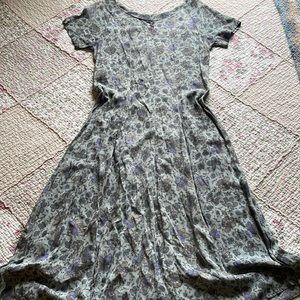 Vintage 90s floral whimsigoth dress